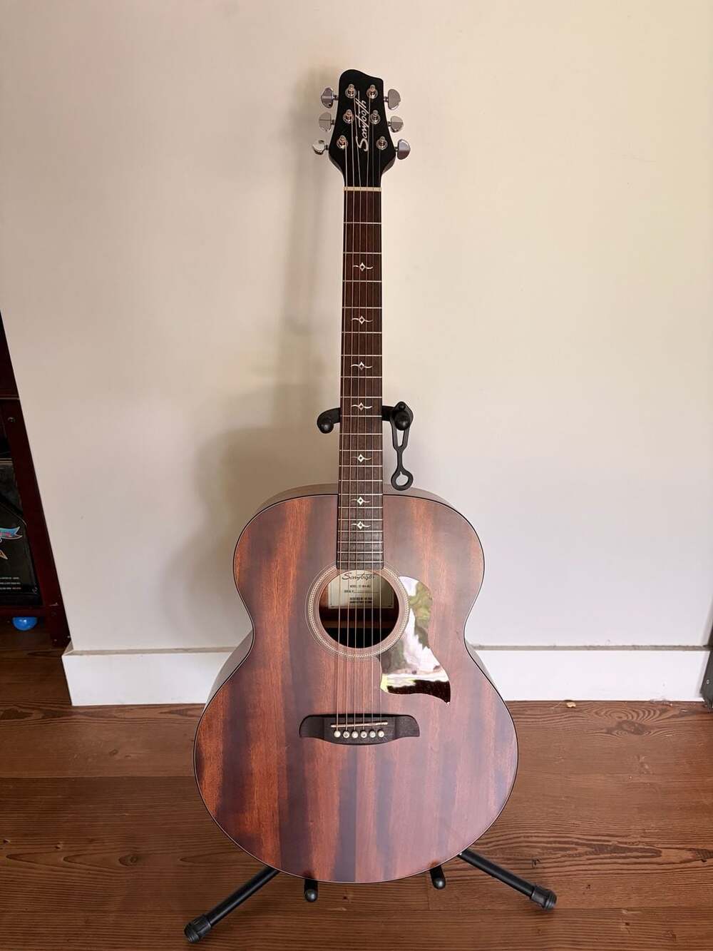 Sawtooth Mahogany Series Acoustic-Electric Mini Jumbo Guitar Brand New